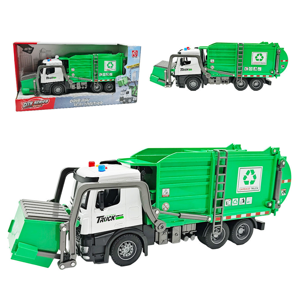 Masina de Gunoi De Jucarie Pentru Copii, KidProtect GreenCity Truck Masina de Gunoi De Jucarie Pentru Copii, KidProtect GreenCity Truck